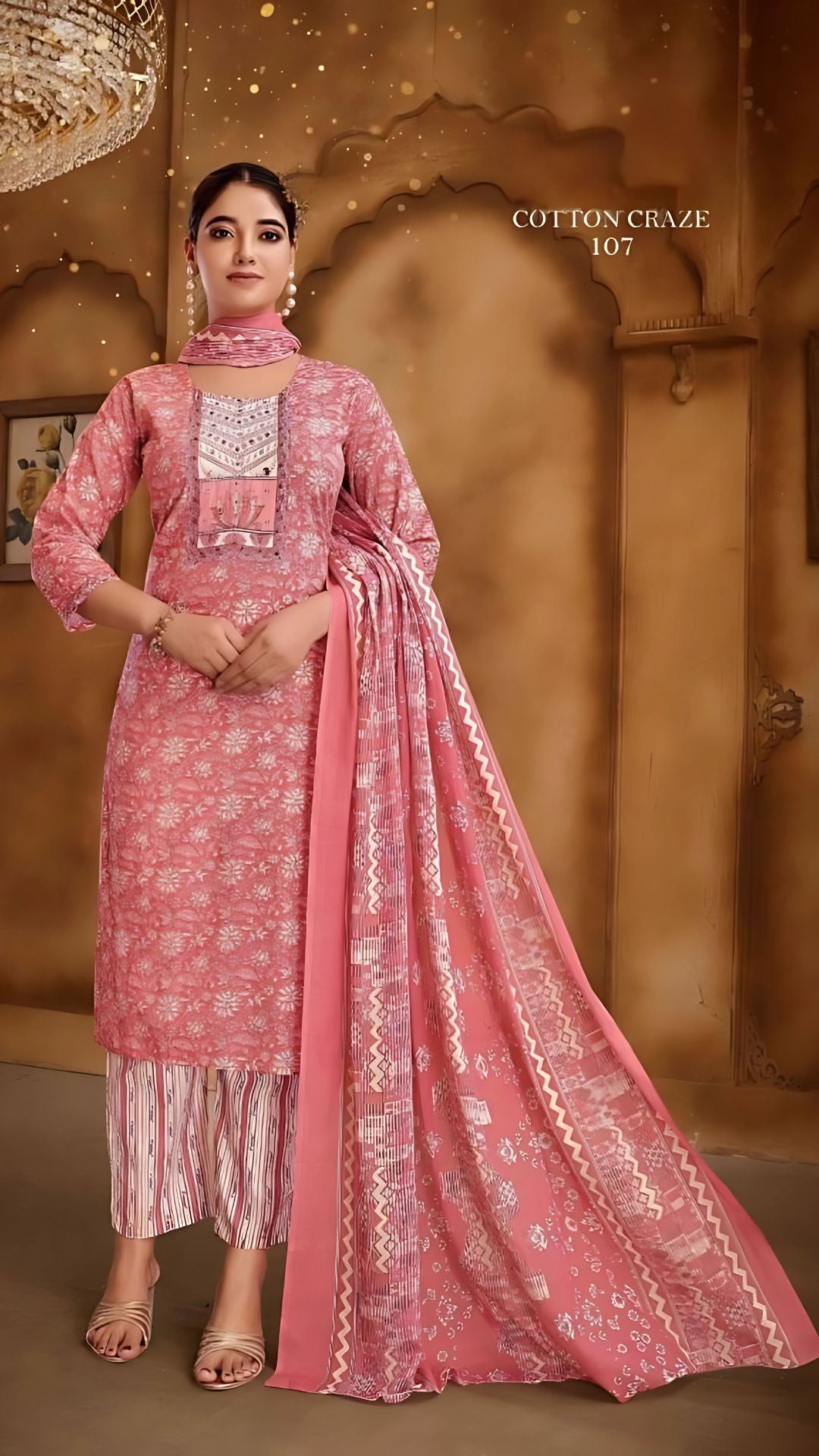 Trending cotton top bottom with dupatta collection at low price | Blush Bows