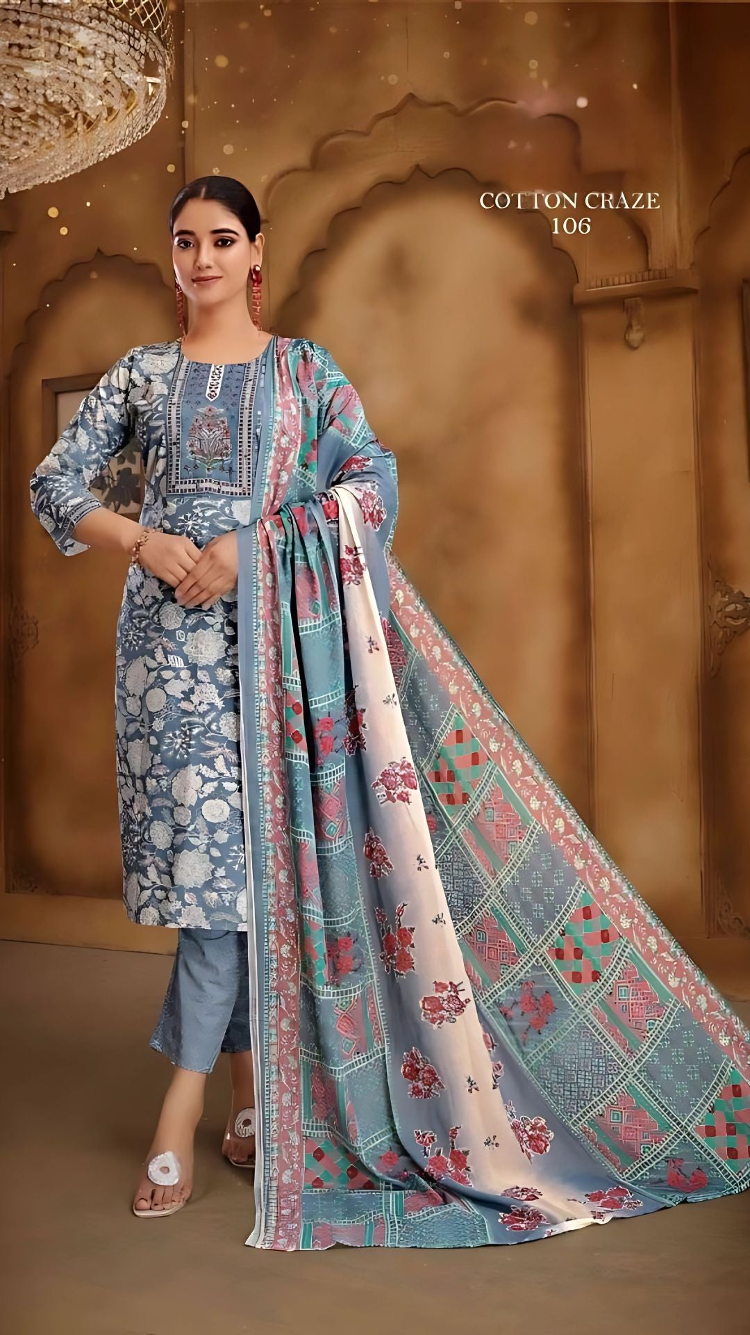 Trending cotton top bottom with dupatta collection at low price | Blush Bows